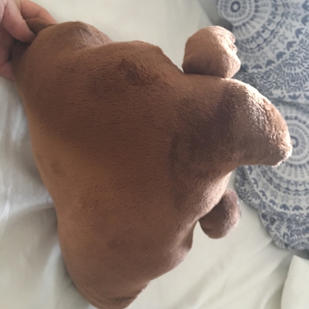 Emoji poop pillow